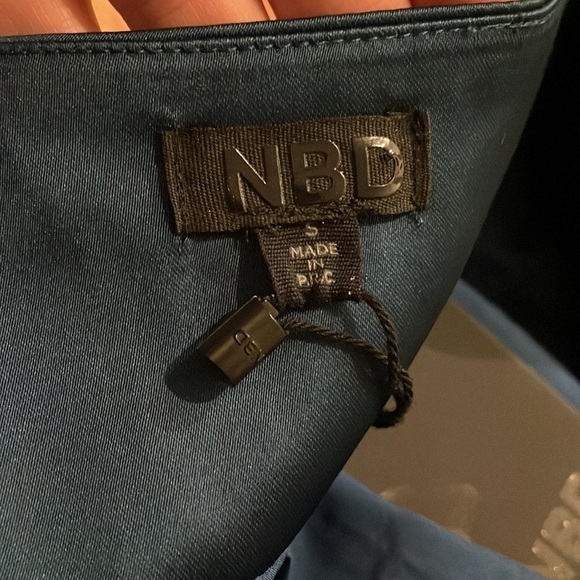 Revolve Mini Dress NWT NBD Manuela Satin Size Small - Picture 7 of 12